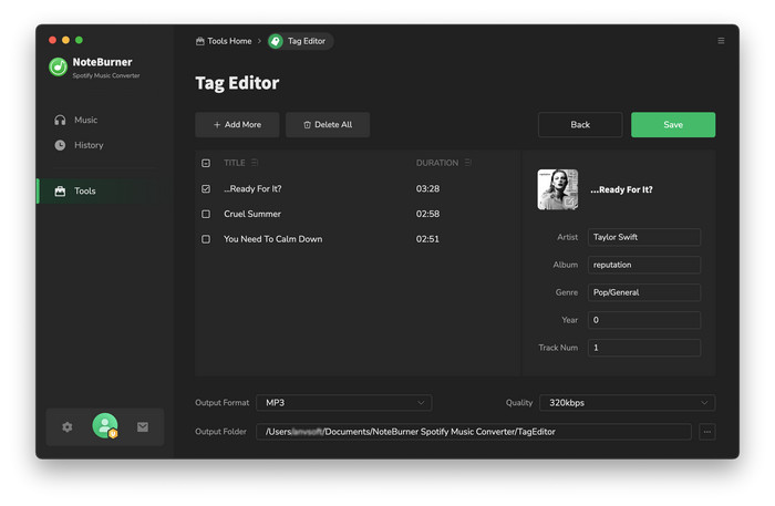 Edit ID3 Tags